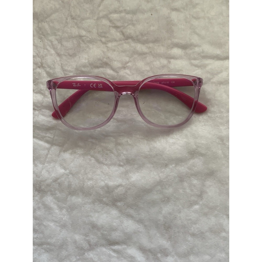 Ray-Ban RB 1631 3976 Kids Eyeglasses 47-16 130mm Transparent Pink Frames Only